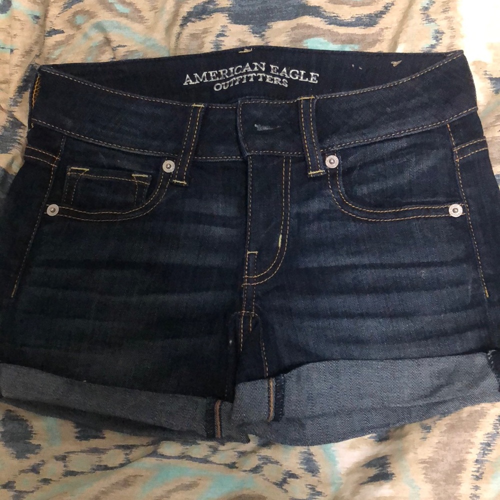 AE denim shorts size 00